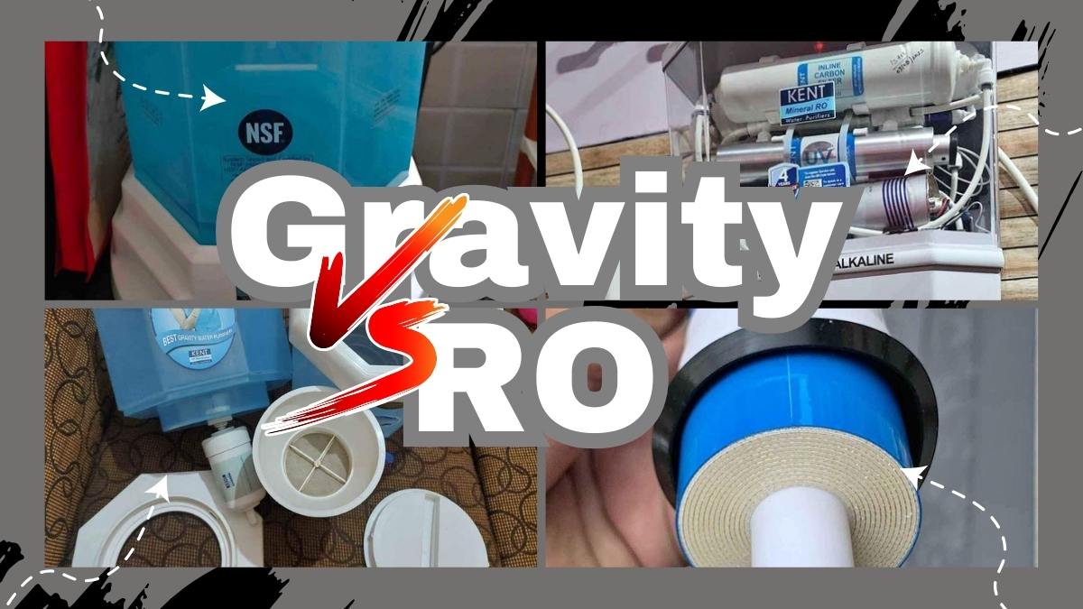 Gravity Vs RO Water Purifier