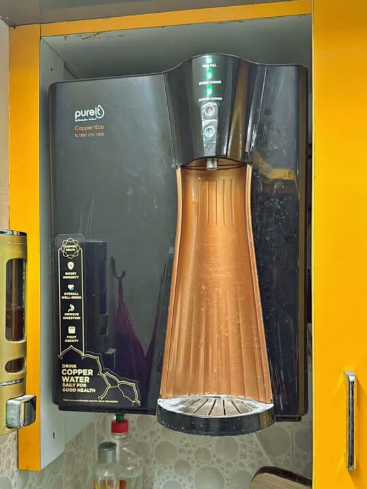 Pureit Copper Eco Water Purifier close view