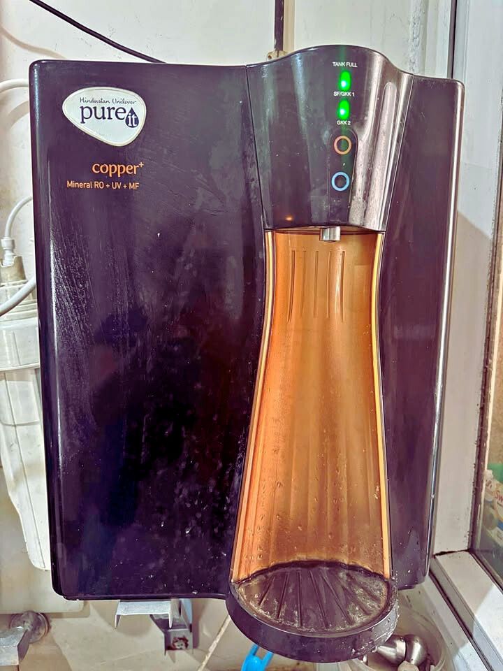 Pureit Copper+ RO in running condition
