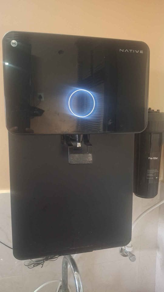 UC Native M1 Copper and RO water purifier with illuminated status indicator light